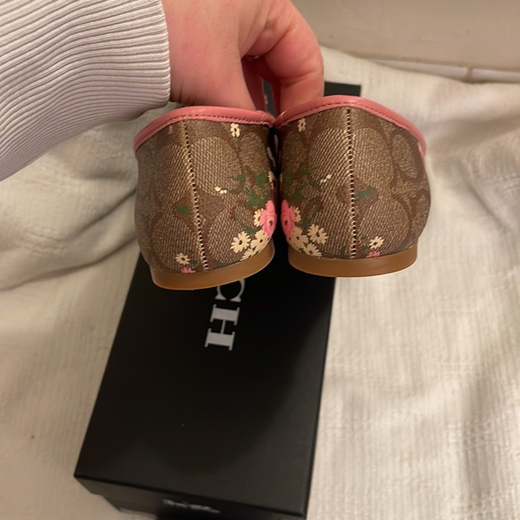 COACH- NWT- FG2563- signature floral ballet flat - size 6.5 - Picture 6 of 11